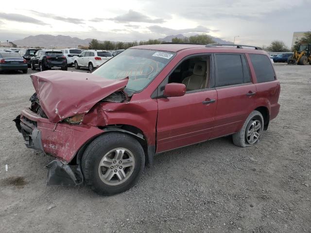 HONDA PILOT EXL 2004 with VIN 2HKYF18544H607339 - Photo from auction