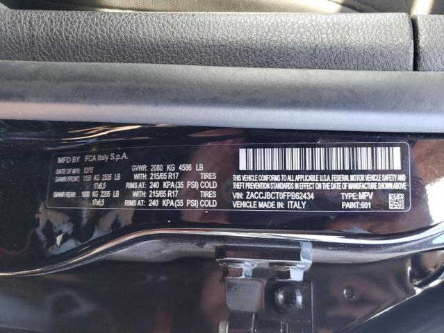Photo 14 from auction – 2015 JEEP RENEGADE T with VIN ZACCJBCT0FPB62434