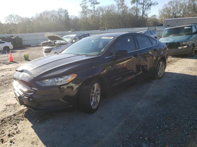 FORD FUSION SE 2018 with VIN 3FA6P0LU4JR247985 - Photo from auction