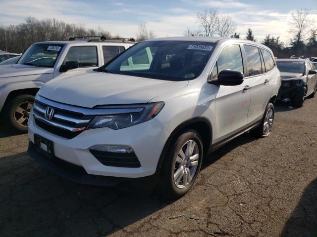 HONDA PILOT LX 2018 with VIN 5FNYF6H1XJB049839 - Photo from auction