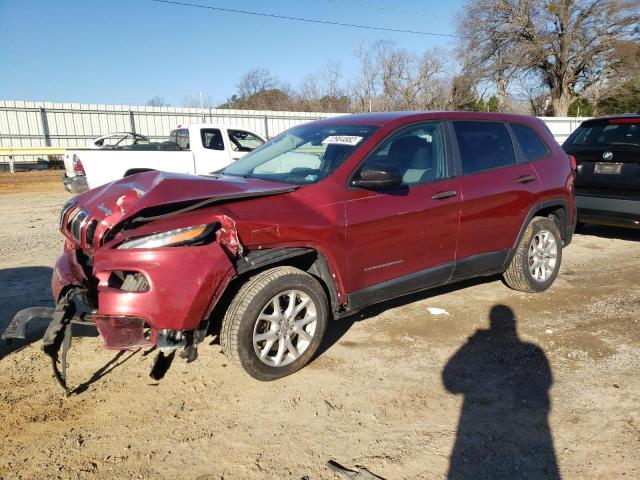 JEEP CHEROKEE S 2014 with VIN 1C4PJLAB7EW262101 - Photo from auction