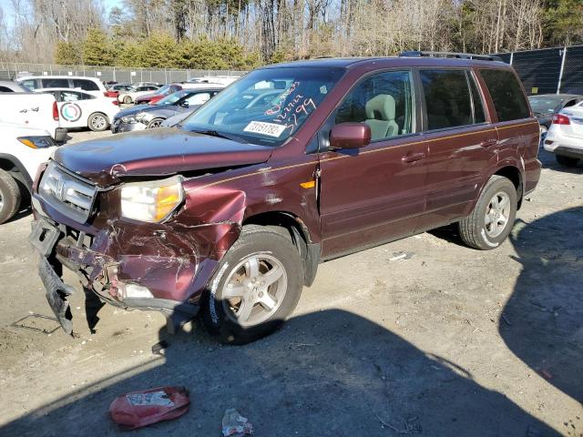 HONDA PILOT SE 2008 with VIN 5FNYF18368B023799 - Photo from auction