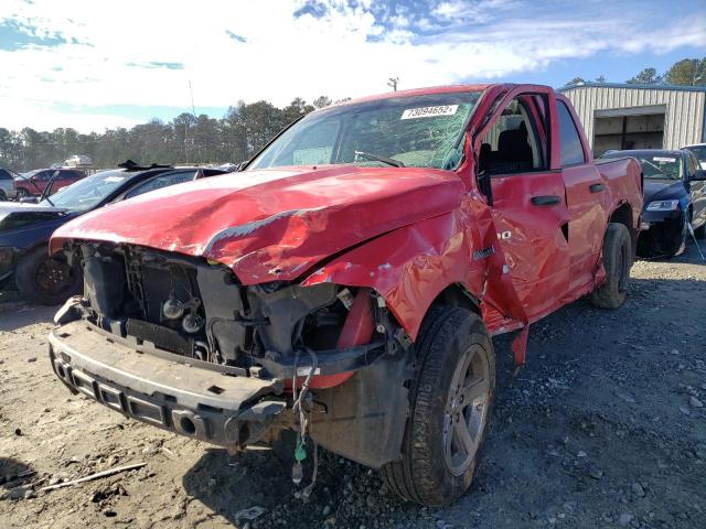 DODGE RAM 1500 S 2012 with VIN 1C6RD7FT7CS238532 - Photo from auction