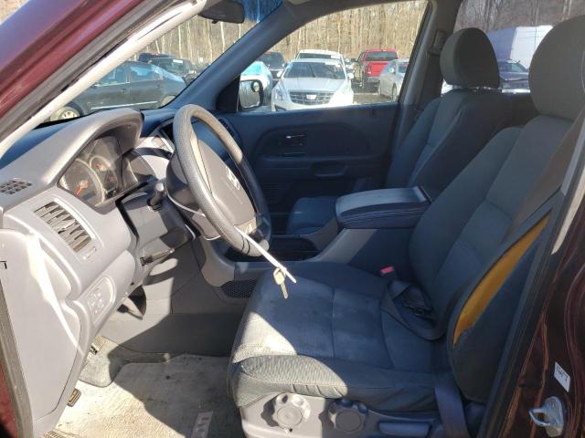 Photo 7 from auction – 2007 HONDA PILOT LX with VIN 2HKYF18137H502809