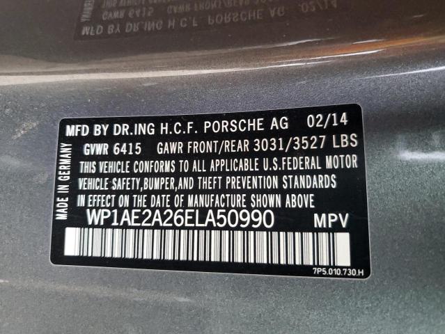 Photo 14 from auction – 2014 PORSCHE CAYENNE S with VIN WP1AE2A26ELA50990