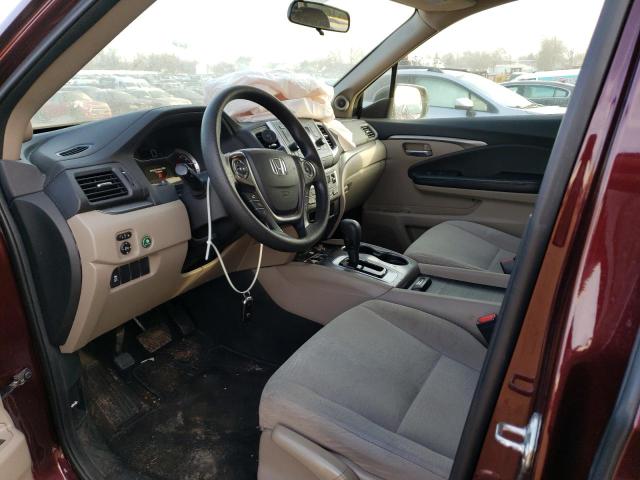 Photo 7 from auction – 2016 HONDA PILOT LX with VIN 5FNYF6H19GB045435