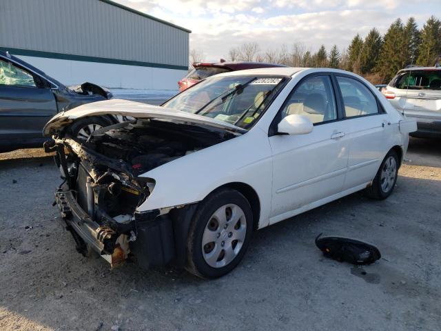 KIA SPECTRA EX 2009 with VIN KNAFE221195649526 - Photo from auction
