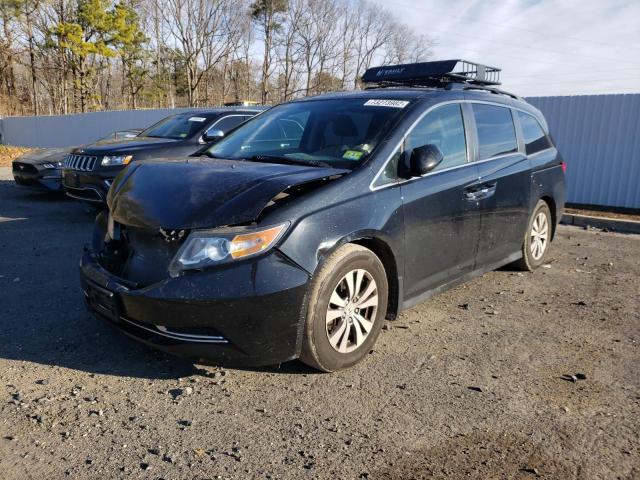 HONDA ODYSSEY EX 2014 with VIN 5FNRL5H40EB045371 - Photo from auction