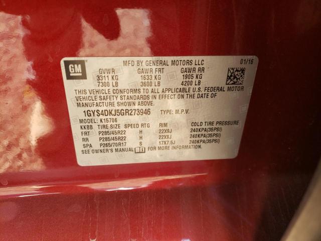 Photo 14 from auction – 2016 CADILLAC ESCALADE P with VIN 1GYS4DKJ5GR273946