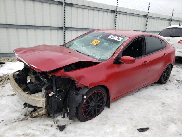 DODGE DART SXT 2013 with VIN 1C3CDFBH3DD110731 - Photo from auction
