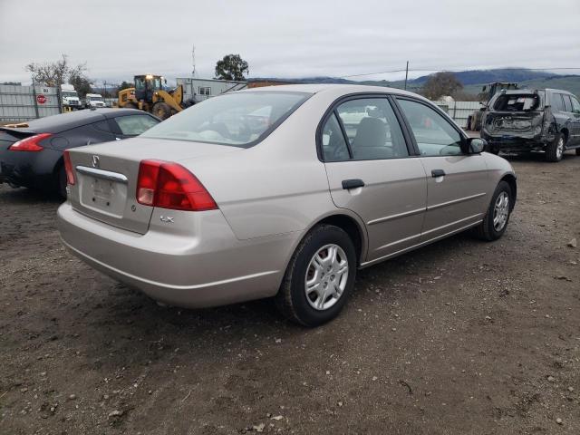 Photo 3 from auction – 2001 HONDA CIVIC LX with VIN 2HGES16561H565943