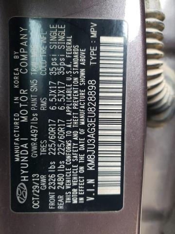 Photo 14 from auction – 2014 HYUNDAI TUCSON GLS with VIN KM8JU3AG3EU828898