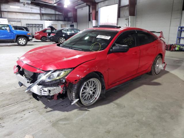 Photo 1 from auction – 2018 HONDA CIVIC EX with VIN JHMFC1F38JX006242