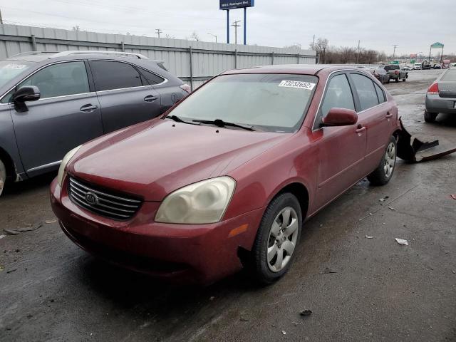 KIA OPTIMA LX 2008 with VIN KNAGE123685205671 - Photo from auction