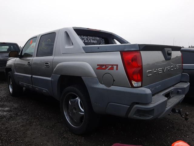 Photo 2 from auction – 2002 CHEVROLET AVALANCHE with VIN 3GNEK13T82G105063