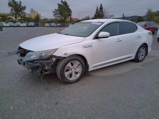 KIA OPTIMA HYB 2015 with VIN KNAGM4ADXF5086437 - Photo from auction