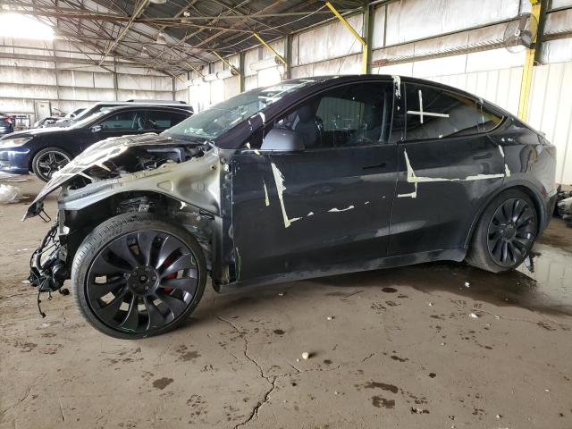 TESLA MODEL Y 2020 with VIN 5YJYGDEF6LF022657 - Photo from auction