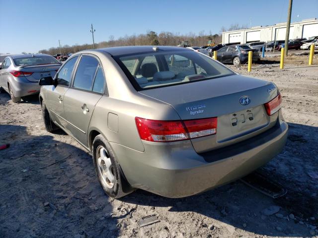 Photo 2 from auction – 2008 HYUNDAI SONATA GLS with VIN 5NPET46C38H341574