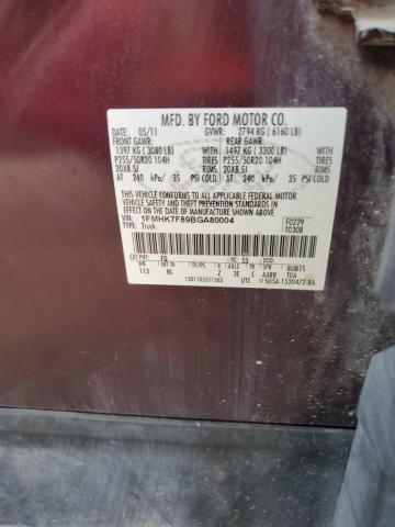 Photo 14 from auction – 2011 FORD EXPLORER L with VIN 1FMHK7F89BGA80004