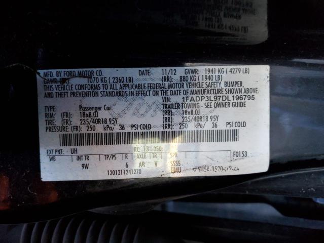 Photo 14 from auction – 2013 FORD FOCUS ST with VIN 1FADP3L97DL196795