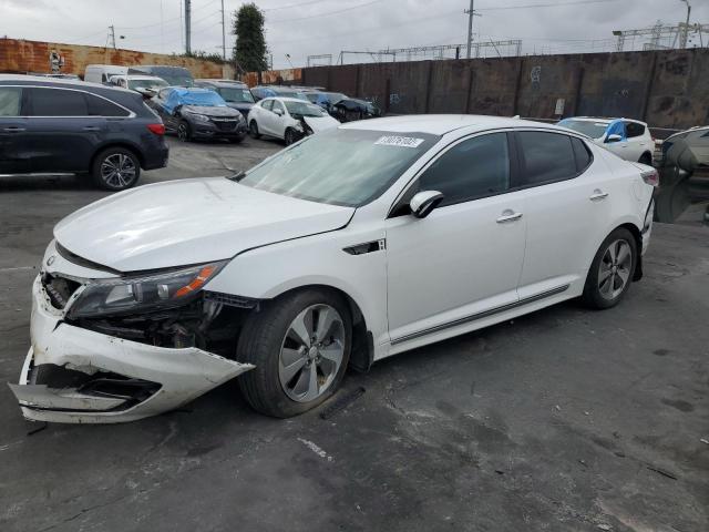 KIA OPTIMA HYB 2014 with VIN KNAGN4AD2E5068574 - Photo from auction