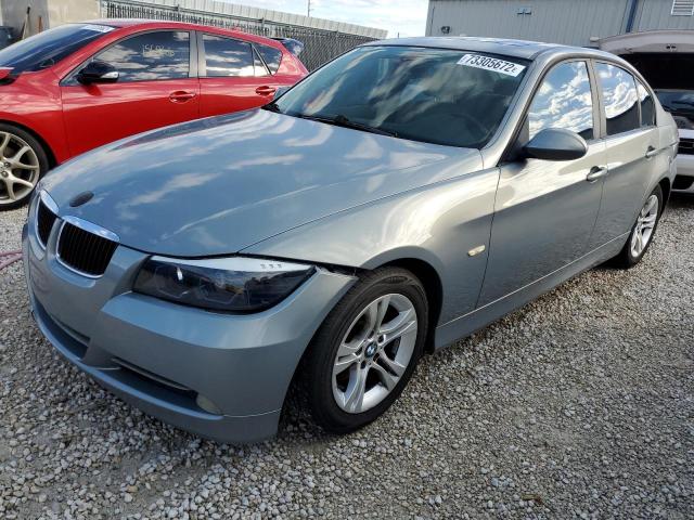BMW 328 I 2008 with VIN WBAVA37578NL55359 - Photo from auction