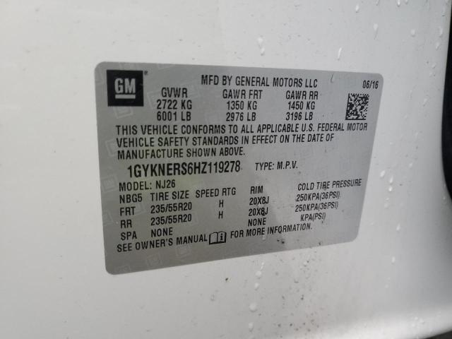 Photo 14 from auction – 2017 CADILLAC XT5 PREMIU with VIN 1GYKNERS6HZ119278