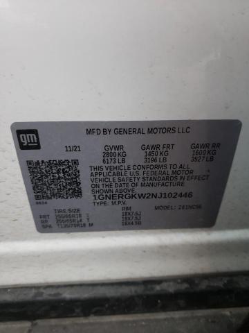 Photo 14 from auction – 2022 CHEVROLET TRAVERSE L with VIN 1GNERGKW2NJ102446