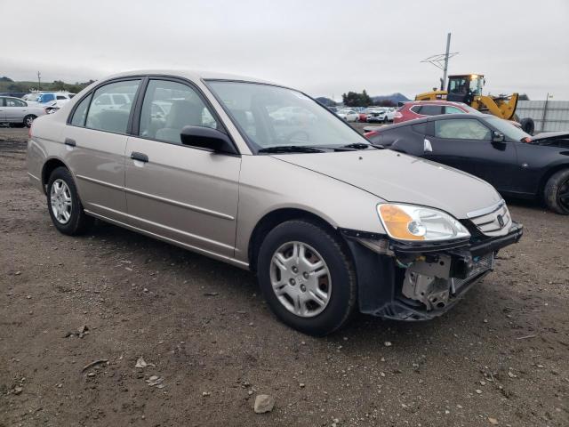Photo 4 from auction – 2001 HONDA CIVIC LX with VIN 2HGES16561H565943