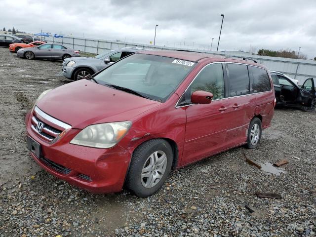 HONDA ODYSSEY EX 2006 with VIN 5FNRL38496B412936 - Photo from auction