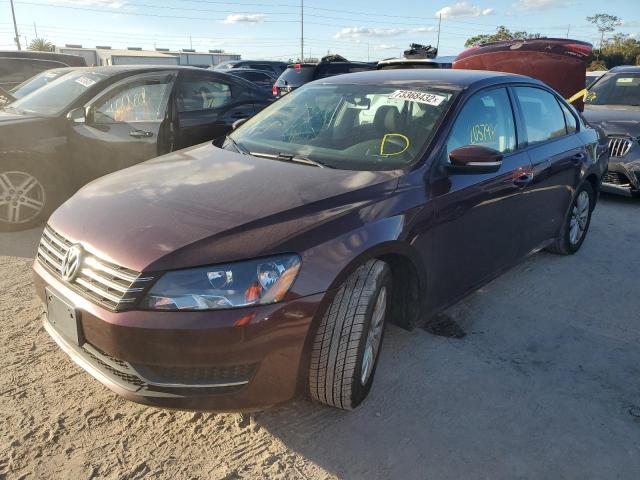 VOLKSWAGEN PASSAT S 2013 with VIN 1VWAP7A34DC101402 - Photo from auction