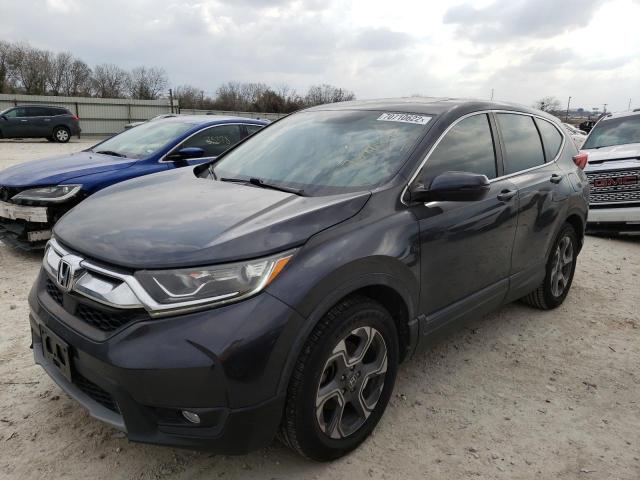 HONDA CR-V EX 2017 with VIN 5J6RW1H52HL009346 - Photo from auction