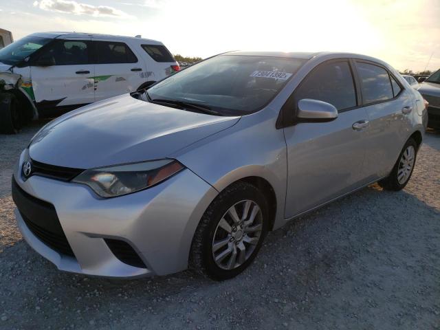 TOYOTA COROLLA L 2014 with VIN 2T1BURHE3EC049630 - Photo from auction