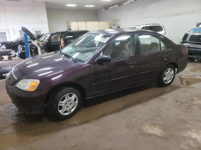 Photo 1 from auction – 2001 HONDA CIVIC LX with VIN 1HGES16571L044863