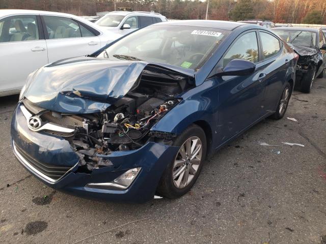 HYUNDAI ELANTRA SE 2015 with VIN KMHDH4AE3FU281171 - Photo from auction