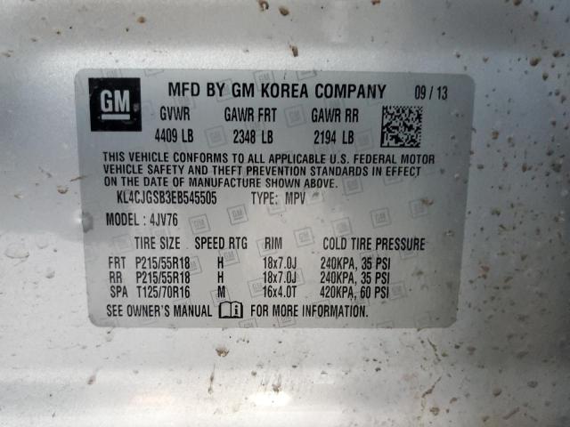 Photo 14 from auction – 2014 BUICK ENCORE with VIN KL4CJGSB3EB545505