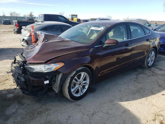 FORD FUSION SE 2018 with VIN 3FA6P0HD0JR218220 - Photo from auction