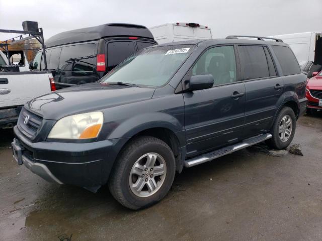 HONDA PILOT 2005 with VIN 2HKYF18525H553539 - Photo from auction