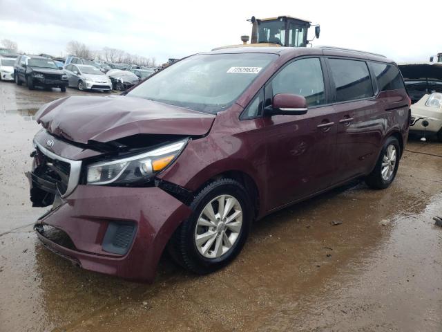 KIA SEDONA LX 2015 with VIN KNDMB5C15F6067759 - Photo from auction