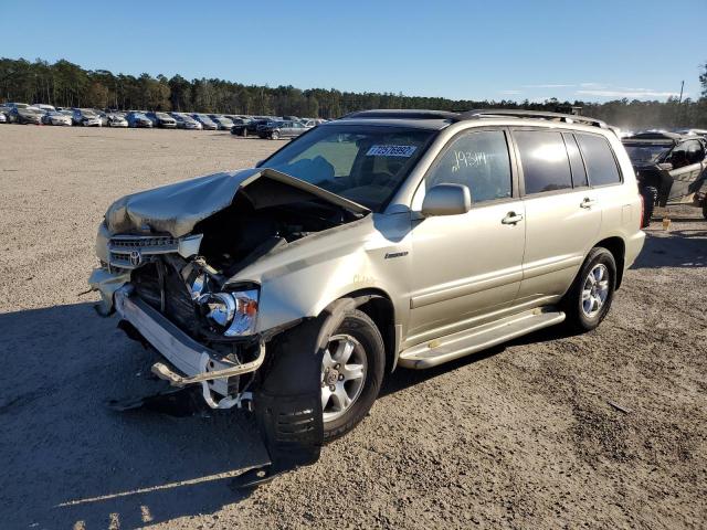 TOYOTA HIGHLANDER 2003 with VIN JTEGF21A130089397 - Photo from auction