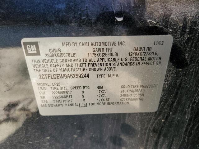 Photo 14 from auction – 2010 GMC TERRAIN SL with VIN 2CTFLCEW9A6259244