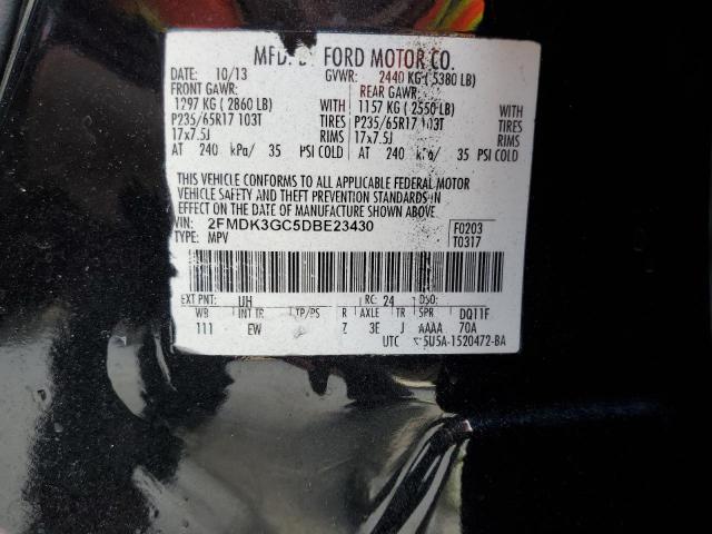 Photo 14 from auction – 2013 FORD EDGE SE with VIN 2FMDK3GC5DBE23430