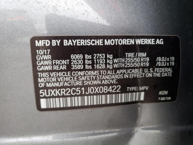 Photo 14 from auction – 2018 BMW X5 SDRIVE3 with VIN 5UXKR2C51J0X08422