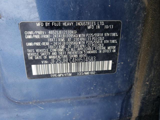 Photo 14 from auction – 2014 SUBARU FORESTER 2 with VIN JF2SJHLC4EH514583