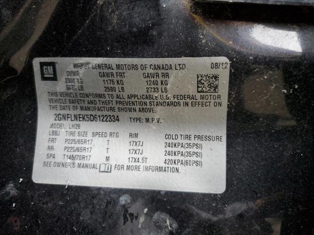 Photo 14 from auction – 2013 CHEVROLET EQUINOX LT with VIN 2GNFLNEK5D6122334