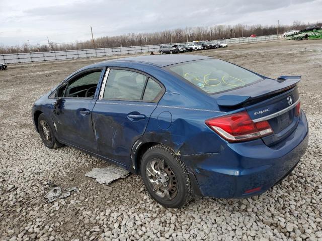 Photo 2 from auction – 2014 HONDA CIVIC LX with VIN 19XFB2F50EE005538
