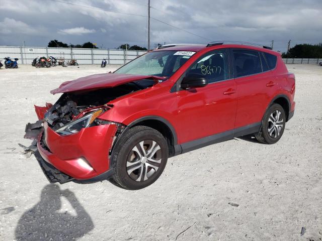 TOYOTA RAV4 LE 2017 with VIN 2T3ZFREV2HW351076 - Photo from auction