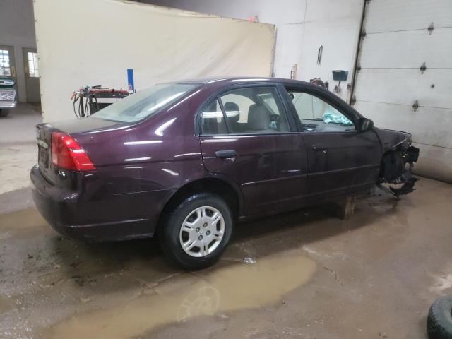Photo 3 from auction – 2001 HONDA CIVIC LX with VIN 1HGES16571L044863
