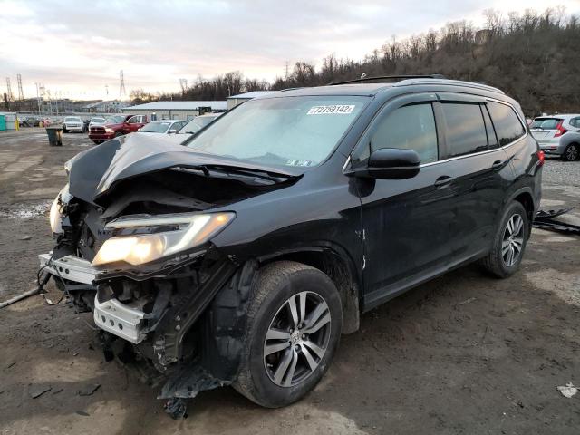 HONDA PILOT EXL 2016 with VIN 5FNYF6H50GB018840 - Photo from auction