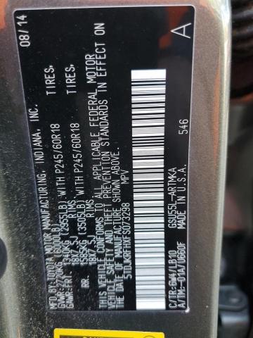 Photo 14 from auction – 2015 TOYOTA HIGHLANDER with VIN 5TDJKRFHXFS073298